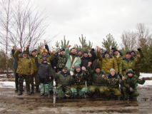 Пинские пограничники организовали зимнюю рыбалку