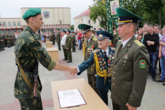 Полоцкое молодое пополнение приняло Военную присягу