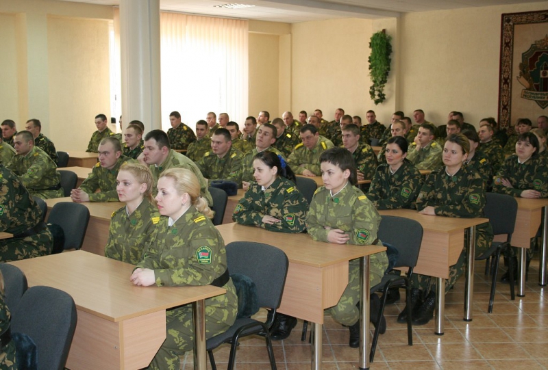 Выпуск 2008 года...Центр подготовки специалистов пограничного контроля "Института пограничной службы"(г.Брест)