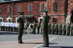 Выпуск младших офицеров 05.06.2015  Центр подготовки специалистов пограничного контроля "Института пограничной службы"(г.Брест)