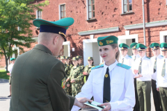 Выпуск младших офицеров 05.06.2015 Центр подготовки специалистов пограничного контроля "Института пограничной службы"(г.Брест)