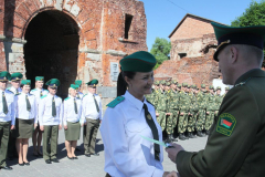 Выпуск младших офицеров 05.06.2015 Центр подготовки специалистов пограничного контроля "Института пограничной службы"(г.Брест)