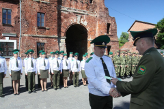 Выпуск младших офицеров 05.06.2015 Центр подготовки специалистов пограничного контроля "Института пограничной службы"(г.Брест)