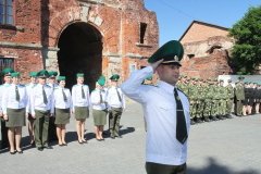 Выпуск младших офицеров 05.06.2015 Центр подготовки специалистов пограничного контроля "Института пограничной службы"(г.Брест)