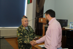 В пятницу, 16 сентября, в стенах Гродненской пограничной группы с высоким спортивным достижением Ивана Тихона поздравили люди, к