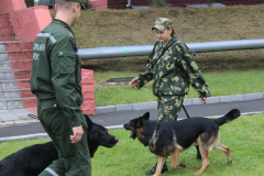 День открытых дверей Брестская пограничная группа..выступление кинологов