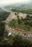 Очередь на подступах к границе. ТП «Варшавский мост», июль 1991.