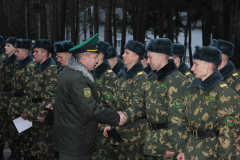В Сморгонской пограничной группе с 17 ноября началось увольнение в запас военнослужащих срочной военной службы
